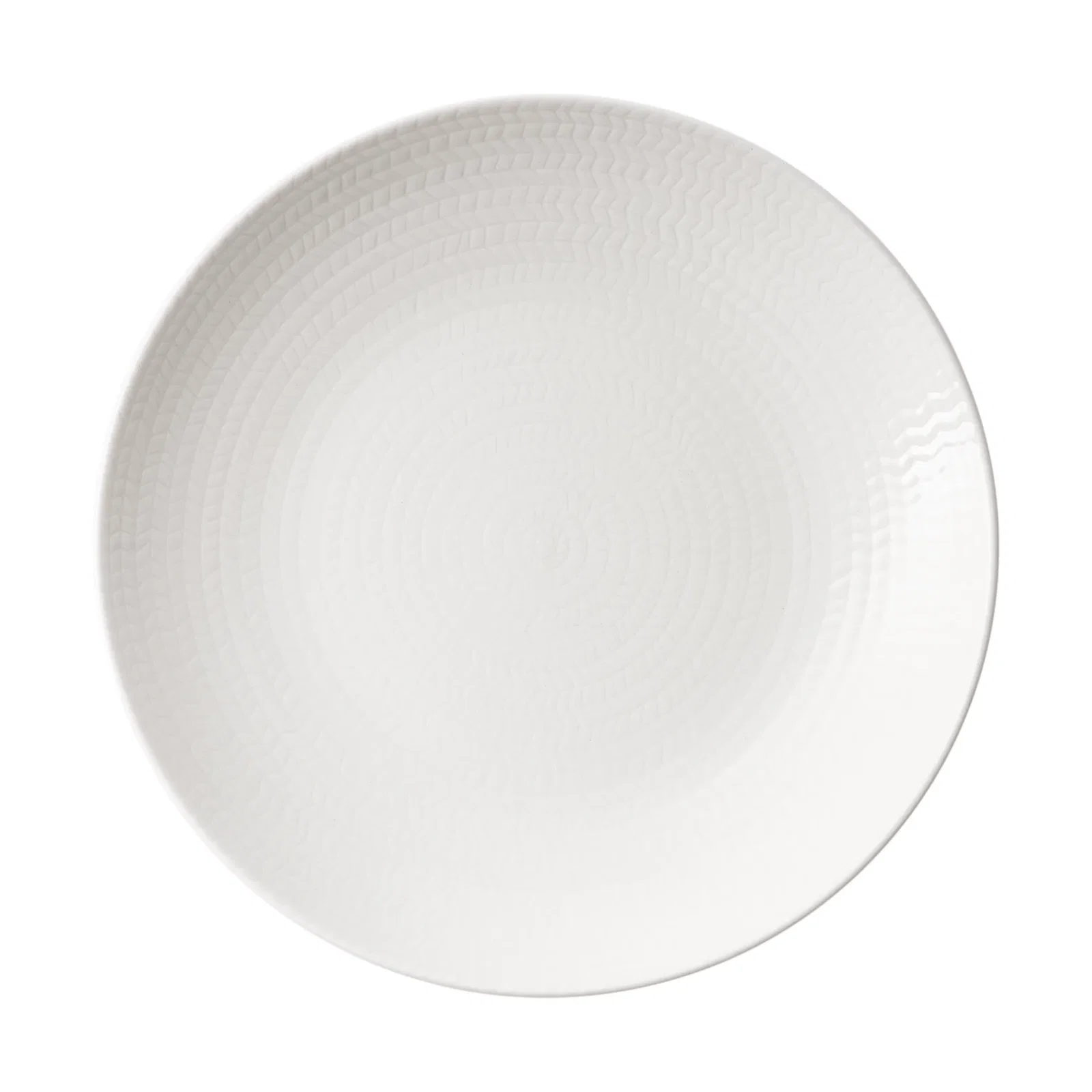 Blue Fire plate White, 23 cm