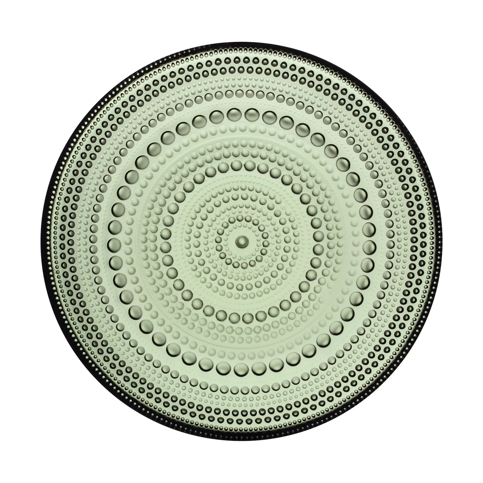 Kastehelmi small plate Ø17 cm Pine green