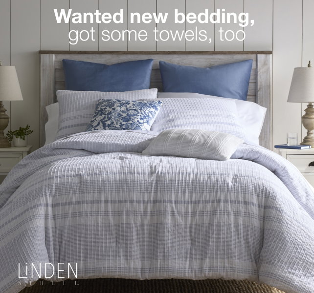 Wanted new bedding, got some towels, too