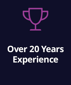Over 20 Years Experience