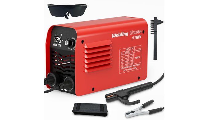 Stick Welder Welding Machine 125A 110V IGBT MMA Ar...