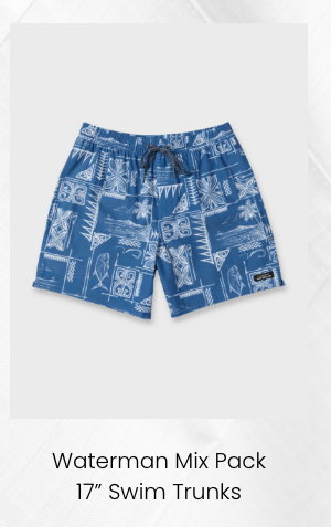 Waterman Mix Pack 17" Swim Trunks