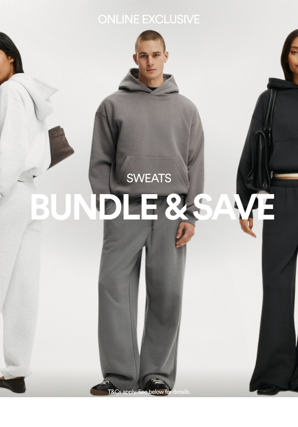 ONLINE EXCLUSIVE SWEATS BUNDLE & SAVE