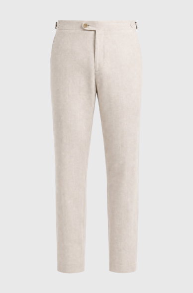 Elias Linen Cotton Regular Side Adjuster Pant
