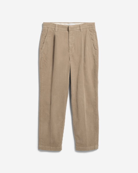 TAAMIR CORDUROY PLEATED PANTS