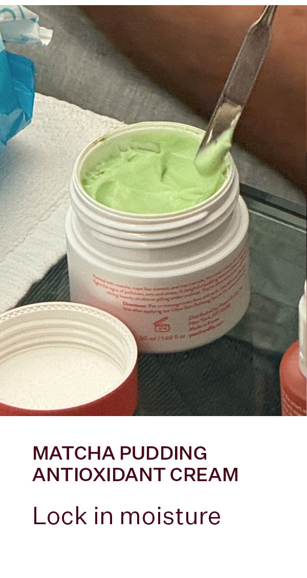 Matcha Pudding Antioxidant Cream