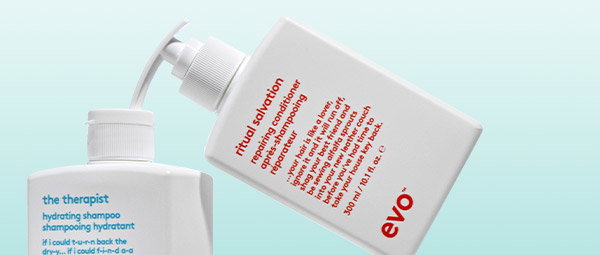 evo products on a shelf