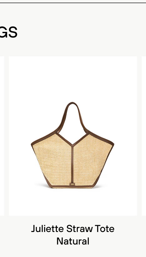 Juliette Straw Tote Natural