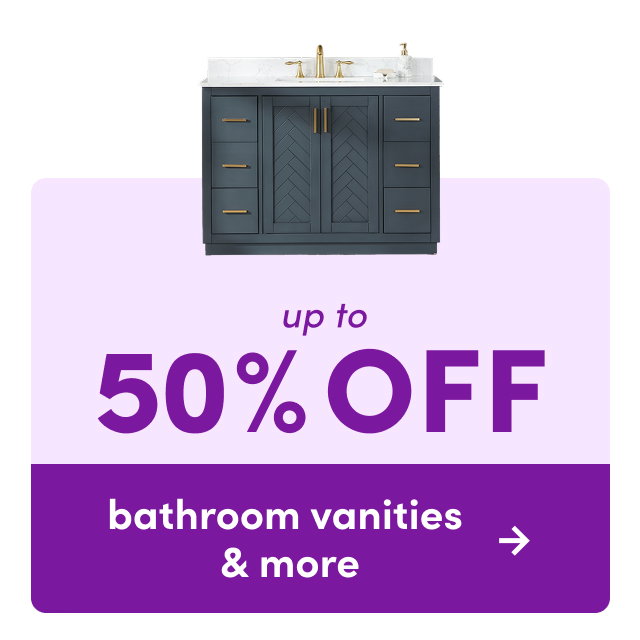bathroom vanities & more clearance