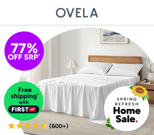 Ovela 100% Natural Bamboo Bed Sheet Set (Queen) Product Image