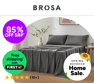 Brosa Stonewashed Cotton Sheet Set (Queen) Product Image