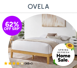 Ovela William Wood Bed Frame (Queen) Product Image