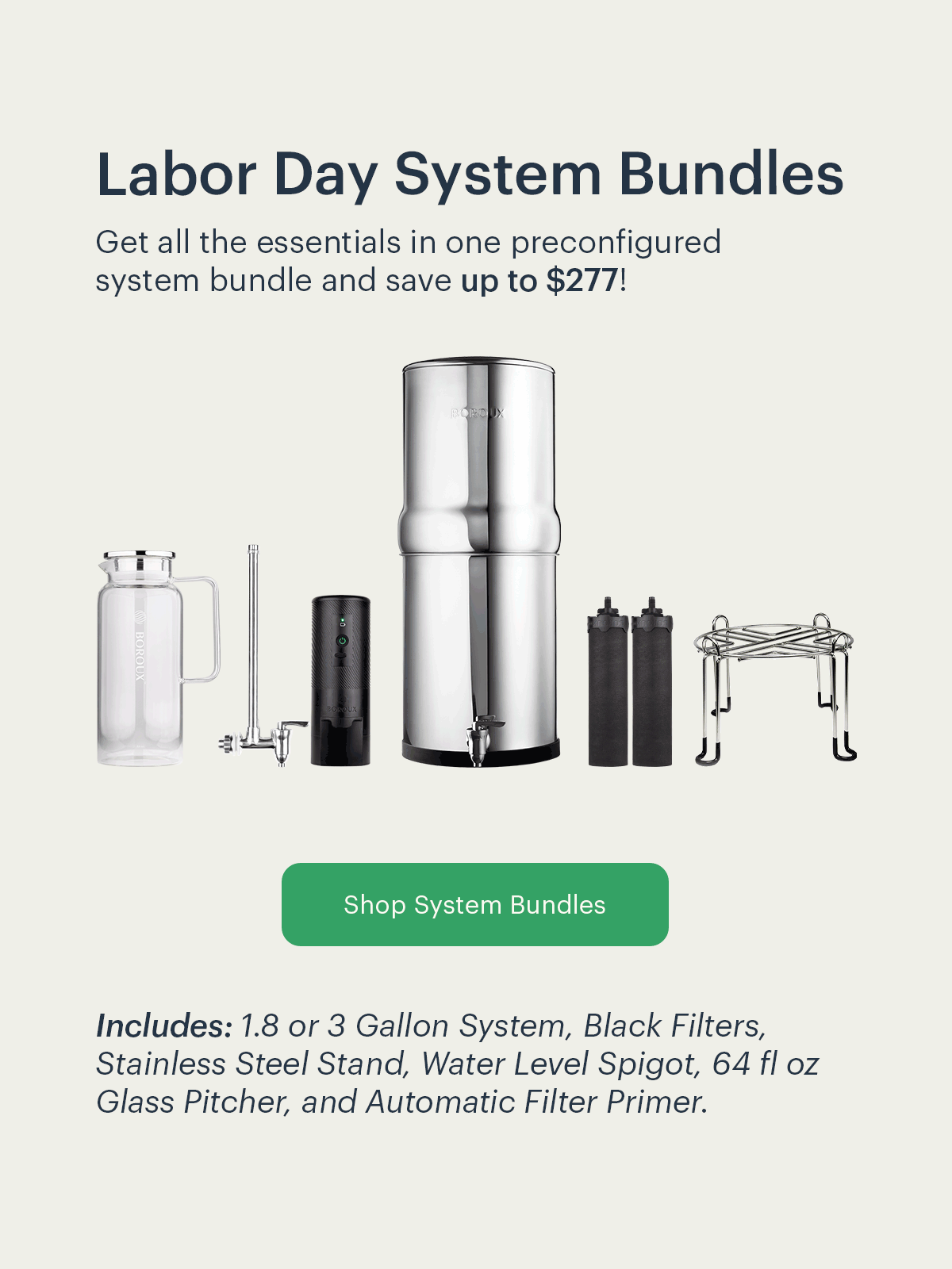 Labor Day System Bundles!