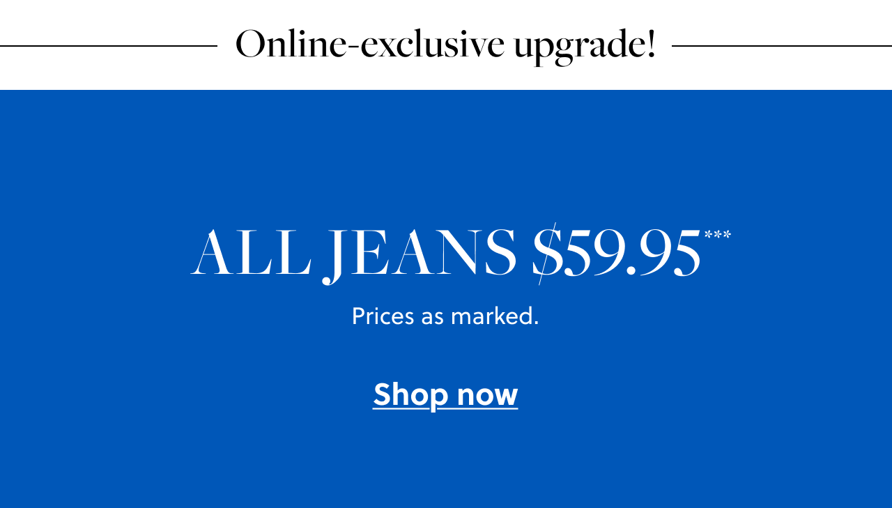 Online exclusive