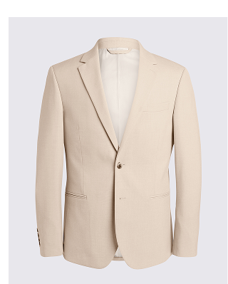 Slim Fit Taupe Suit