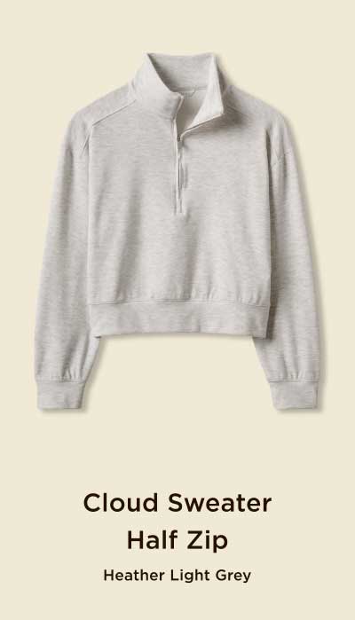 Cloud Sweater 1/2 Zip