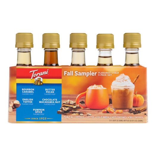 Torani Mini Fall Flavors Syrup Sampler 5 Pack