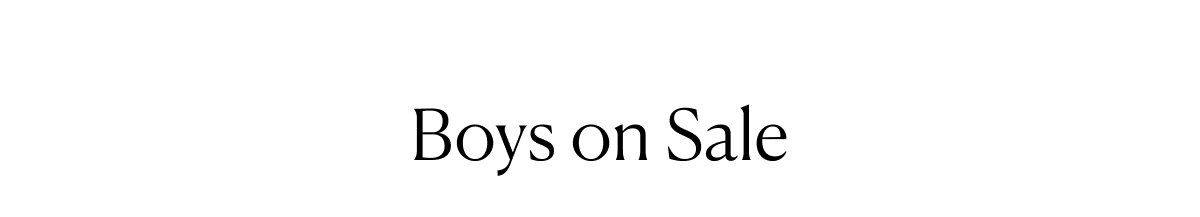 Boys on Sale