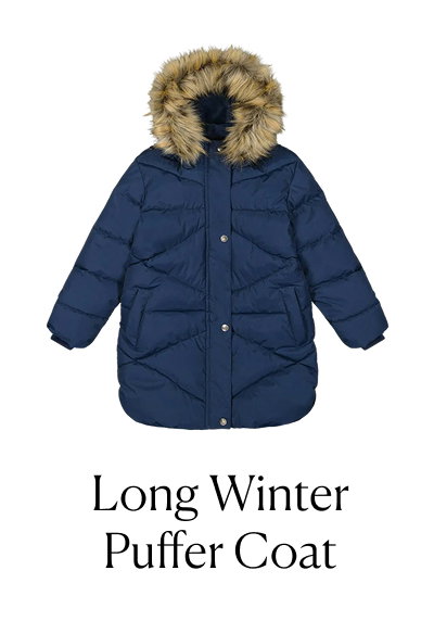 Long Winter Puffer Coat