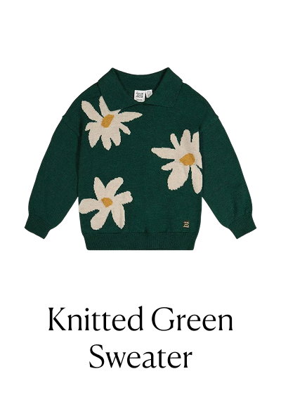 Knitted Green Sweater