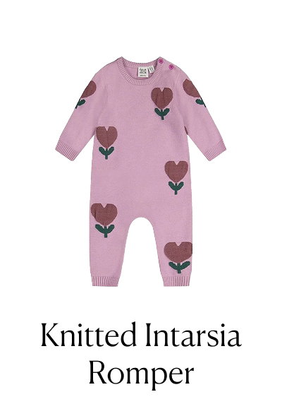Knitted Intarsia Romper