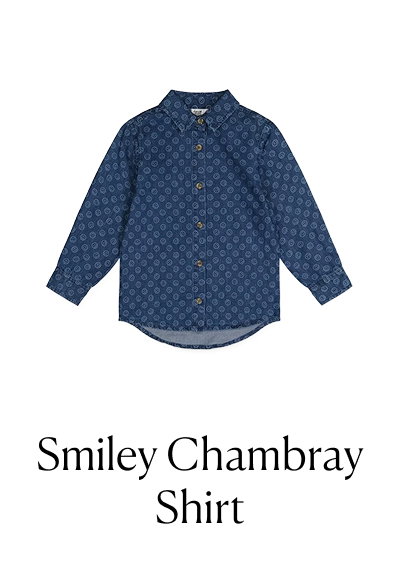 Smiley Chambray Shirt