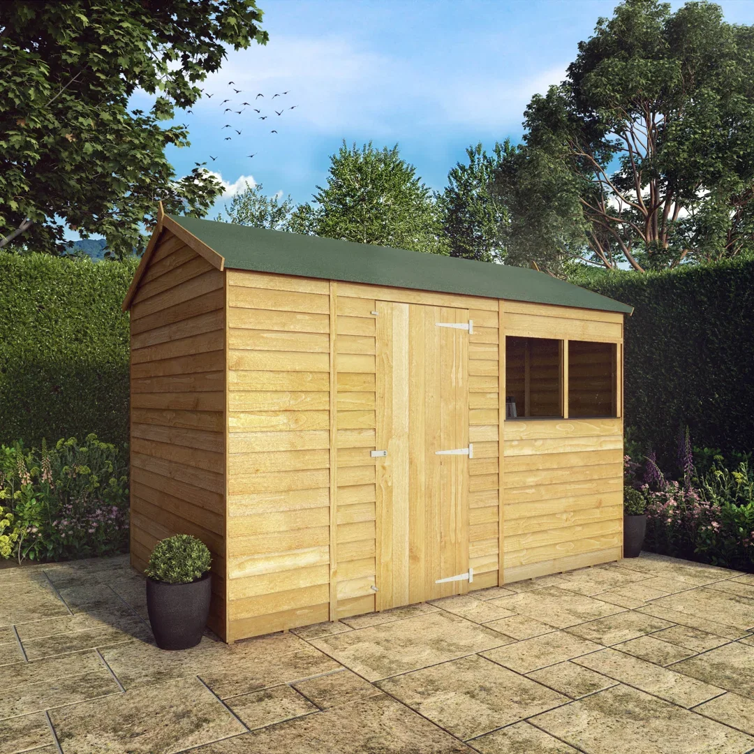 Mercia 10 x 6ft Overlap Reverse Apex Shed