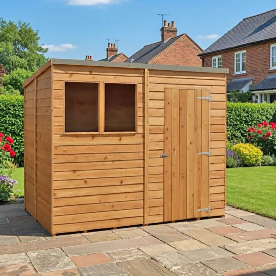 Garden Value Overlap 8 x 6 Pent Shed