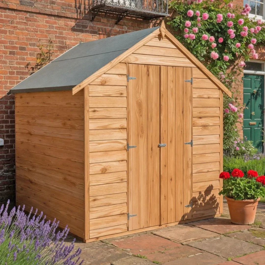 6 Ft. W x 6 Ft. D Garden Value Overlap Apex Shed
