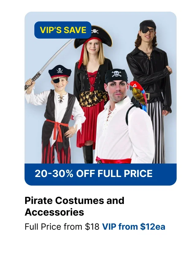 Pirate Costumes and Accessories