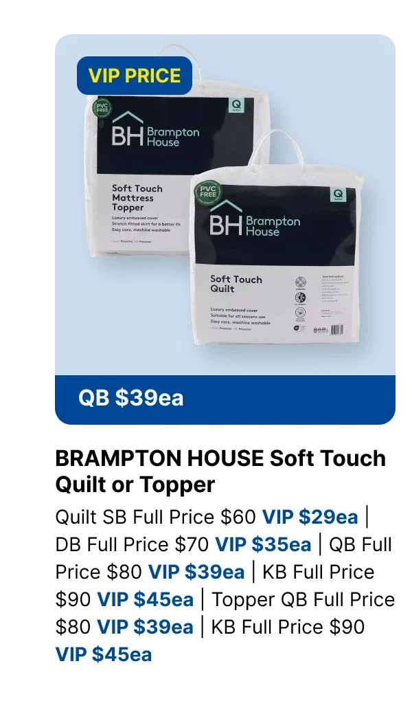 Brampton house soft touch Quilt or topper