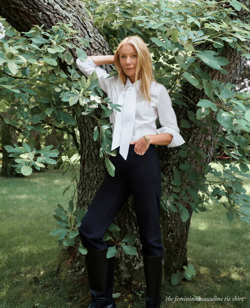 The Feminine Masculine Tie Shirt