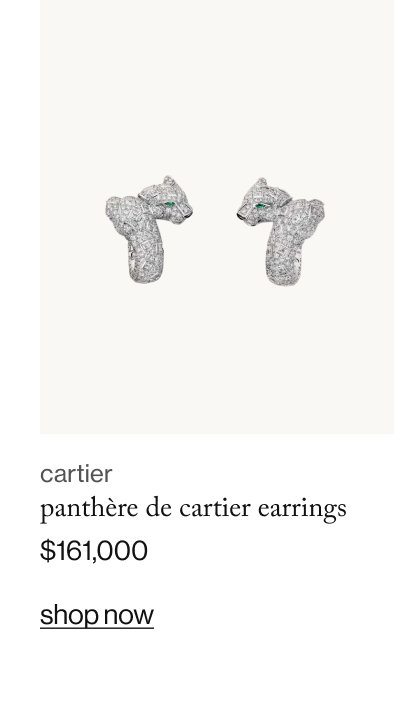 panthère de cartier earrings