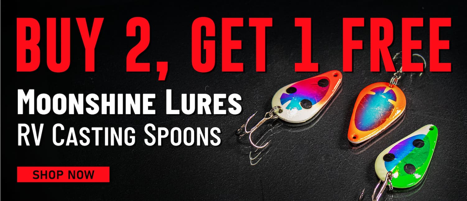 Buy 2, Get 1 Free Moonshine Lures RV Casting Spoons Shop Now