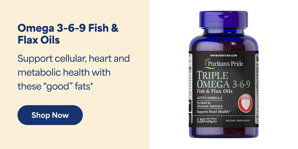 Triple Omega 3-6-9 Fish & Flax Oils