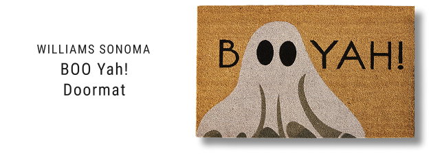 Williams Sonoma BOO Yah! Doormat
