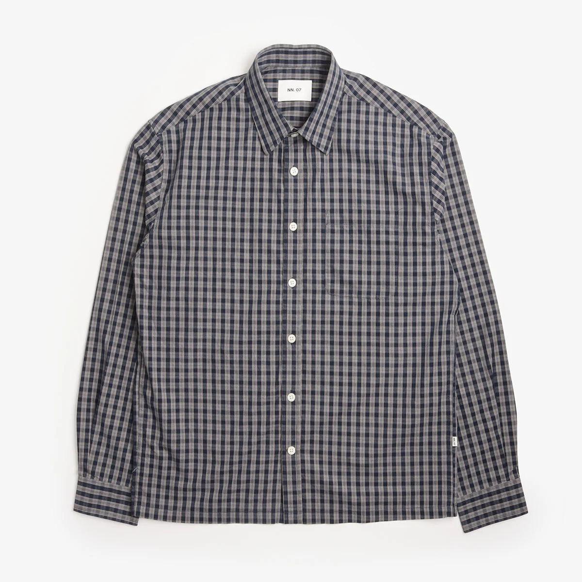 NN07 Deon Checked Organic Shirt at Urban Industry Store 