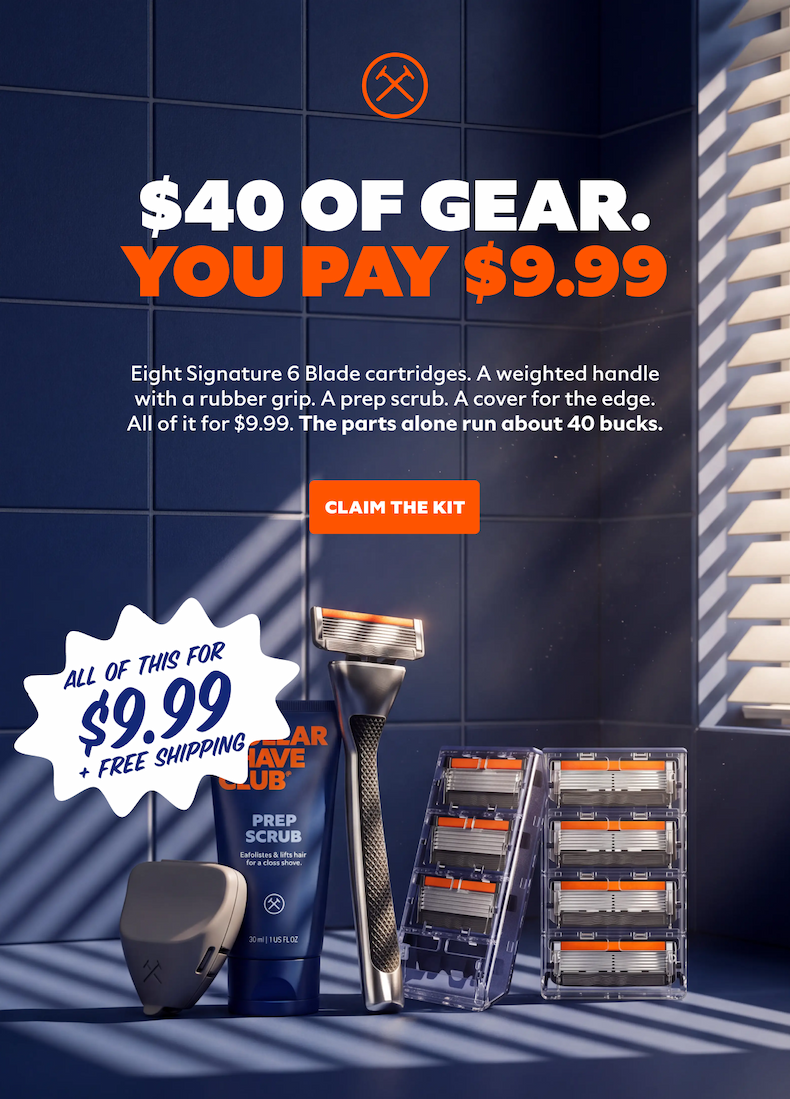 $40 OF GEAR. YOU PAY $9.99