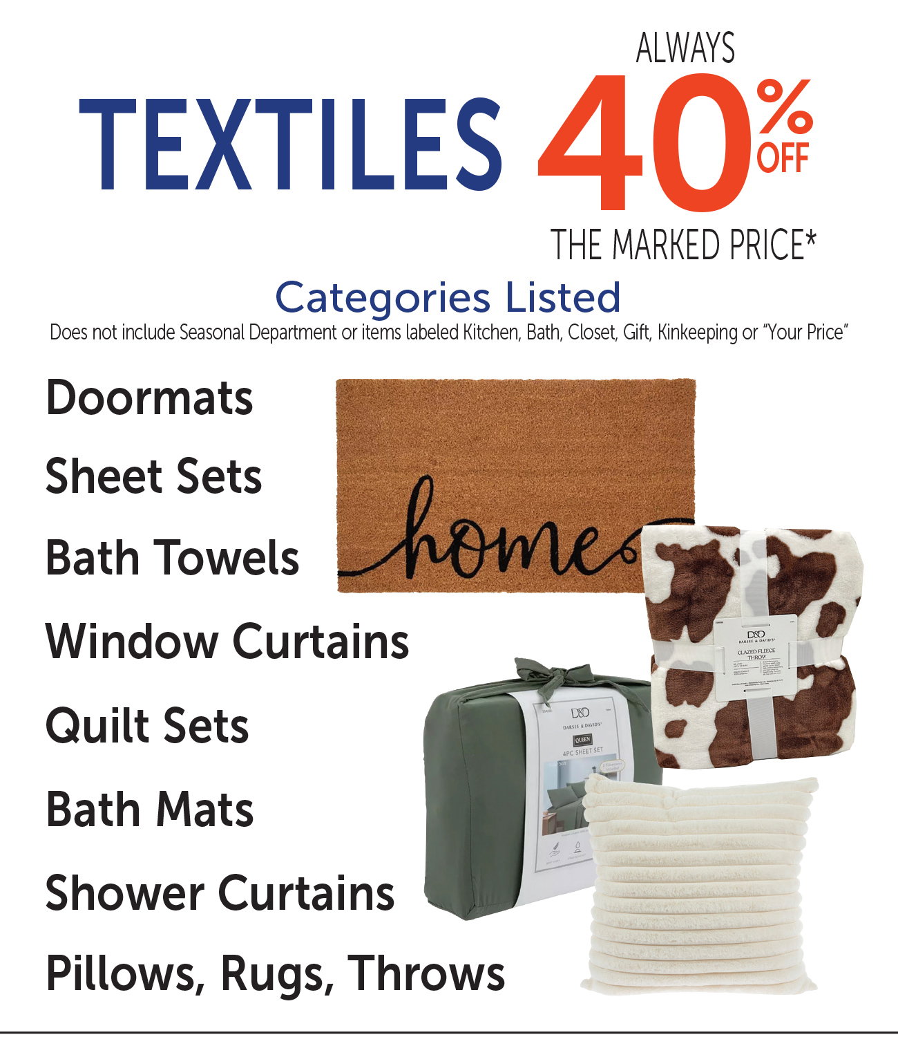 Home Decor - Textiles