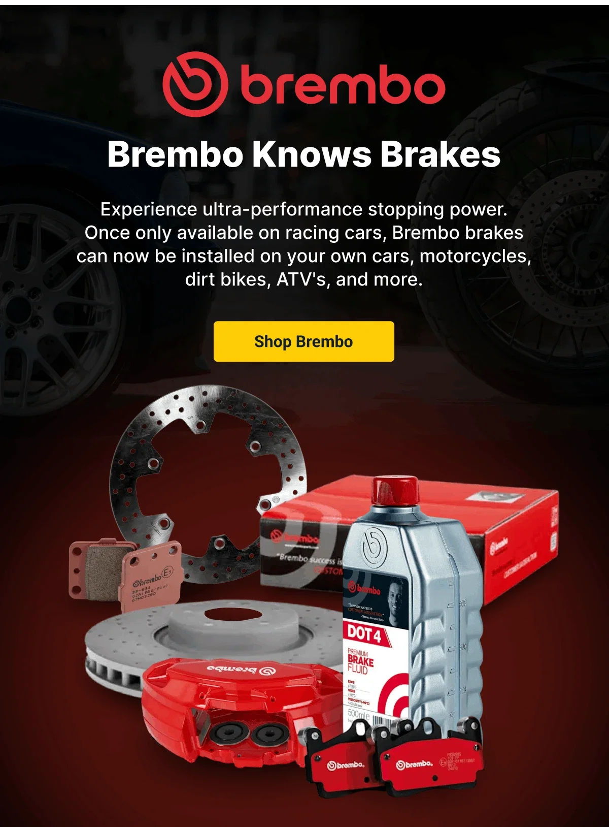 Brembo Knows Brakes | Shop Brembo