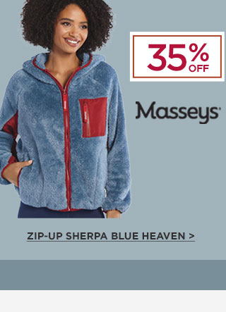 Shop Masseys Zip Up Sherpa - 35% off
