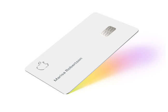 Front of Apple Card, titanium finish