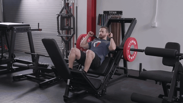 Leg Press Hack Squat Machine