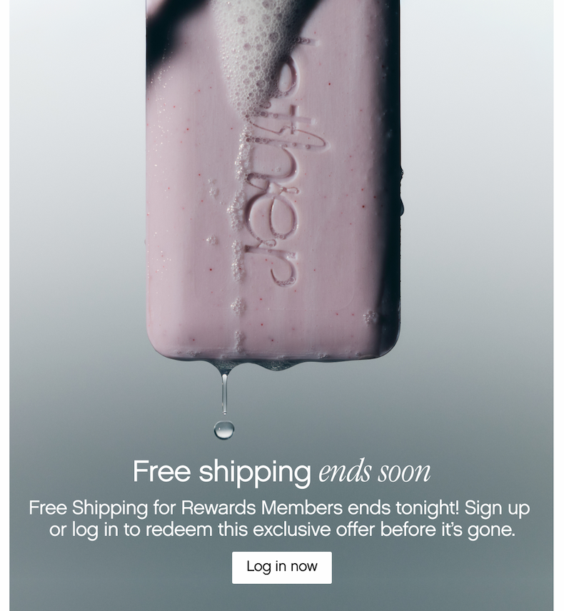 Free shipping ends soon