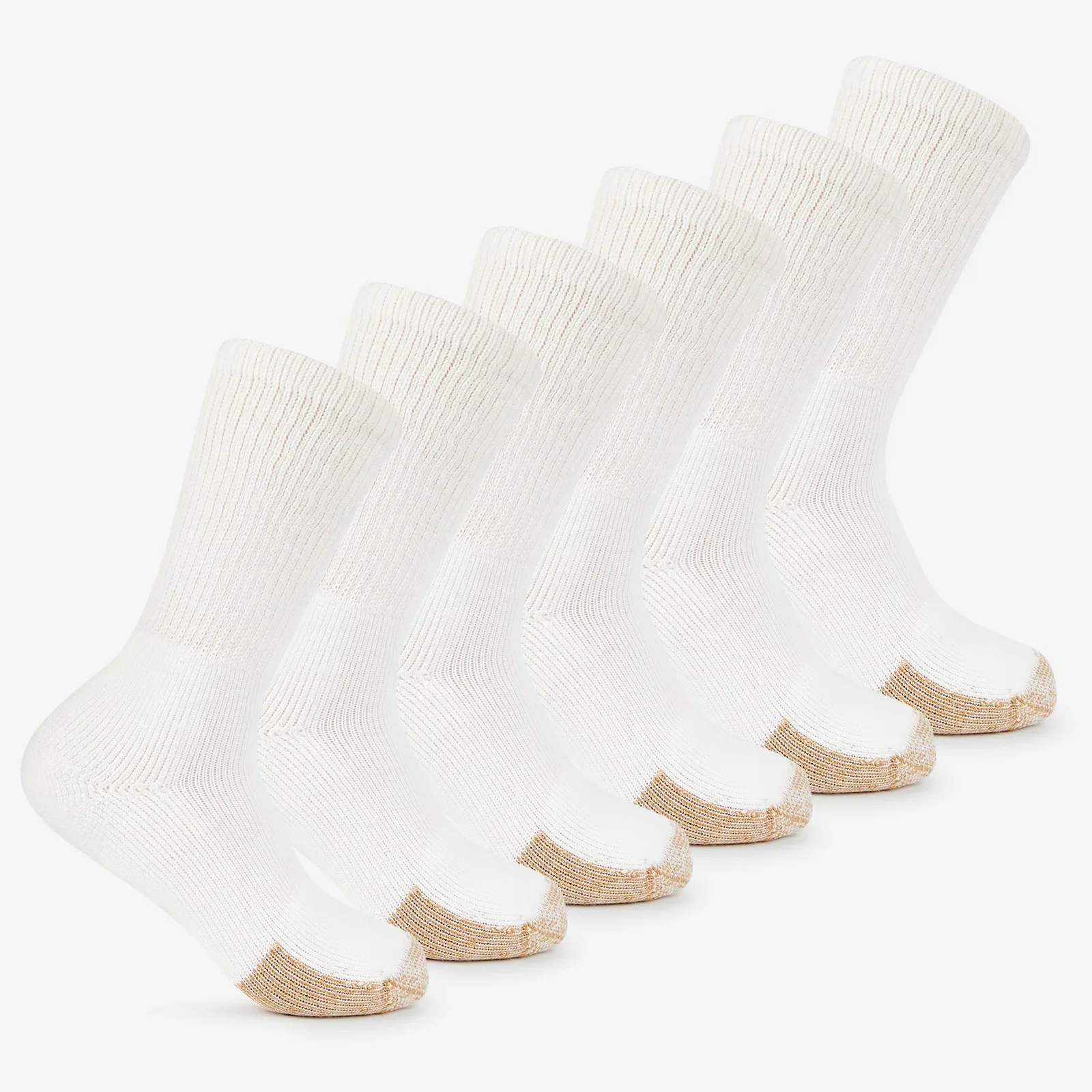 Image of Maximum Cushion Crew Tennis Socks (6 Pack) | TX | Pay for 5, get 1 FREE!