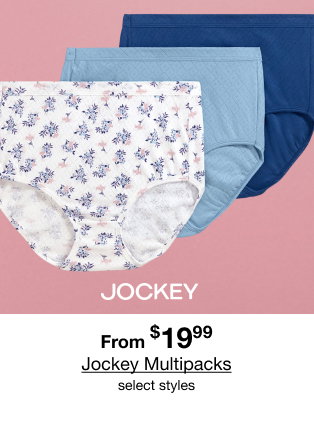 From $19.99 Jockey Multipacks | select styles