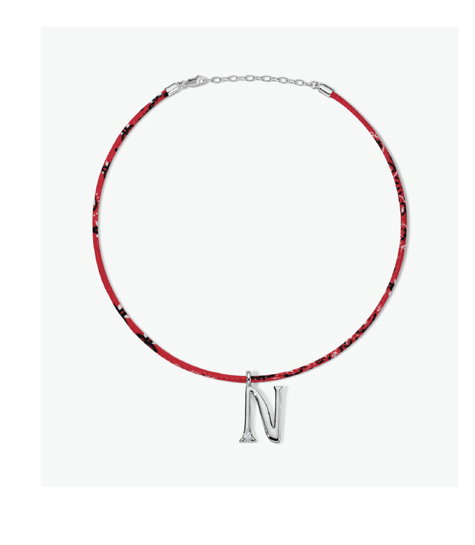Edge Letter Bandana Necklace