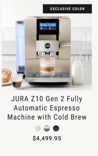 JURA Z10 Gen 2 Fully Automatic Espresso Machine with Cold Brew $4,499.95