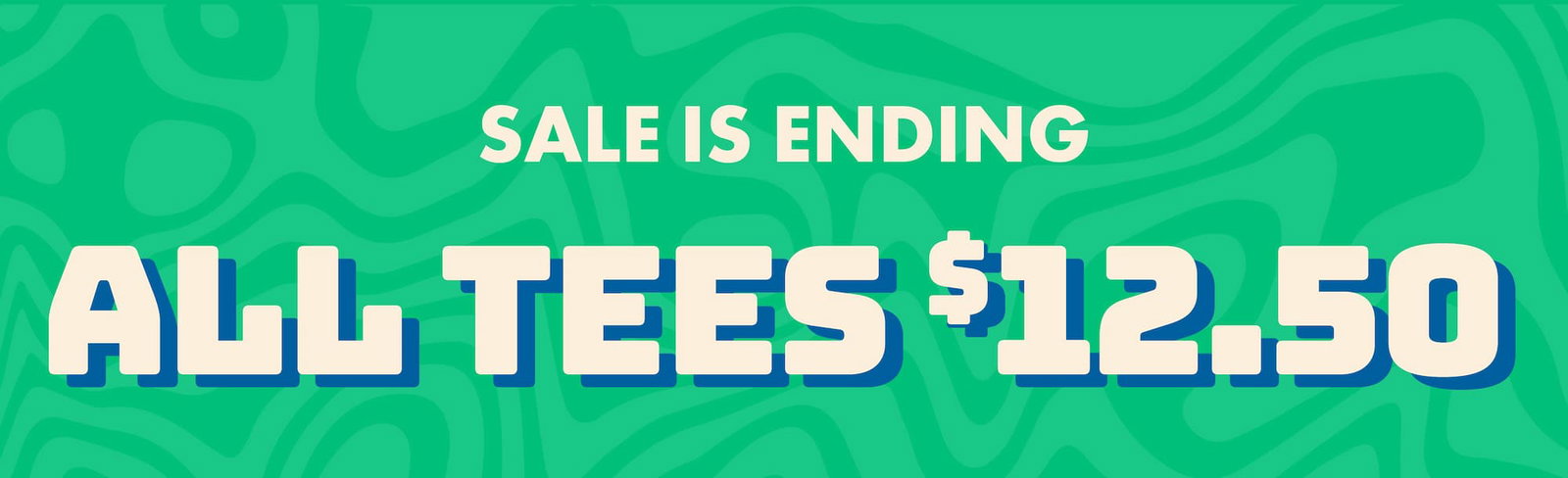 Sale is Ending - All Tees $12.50