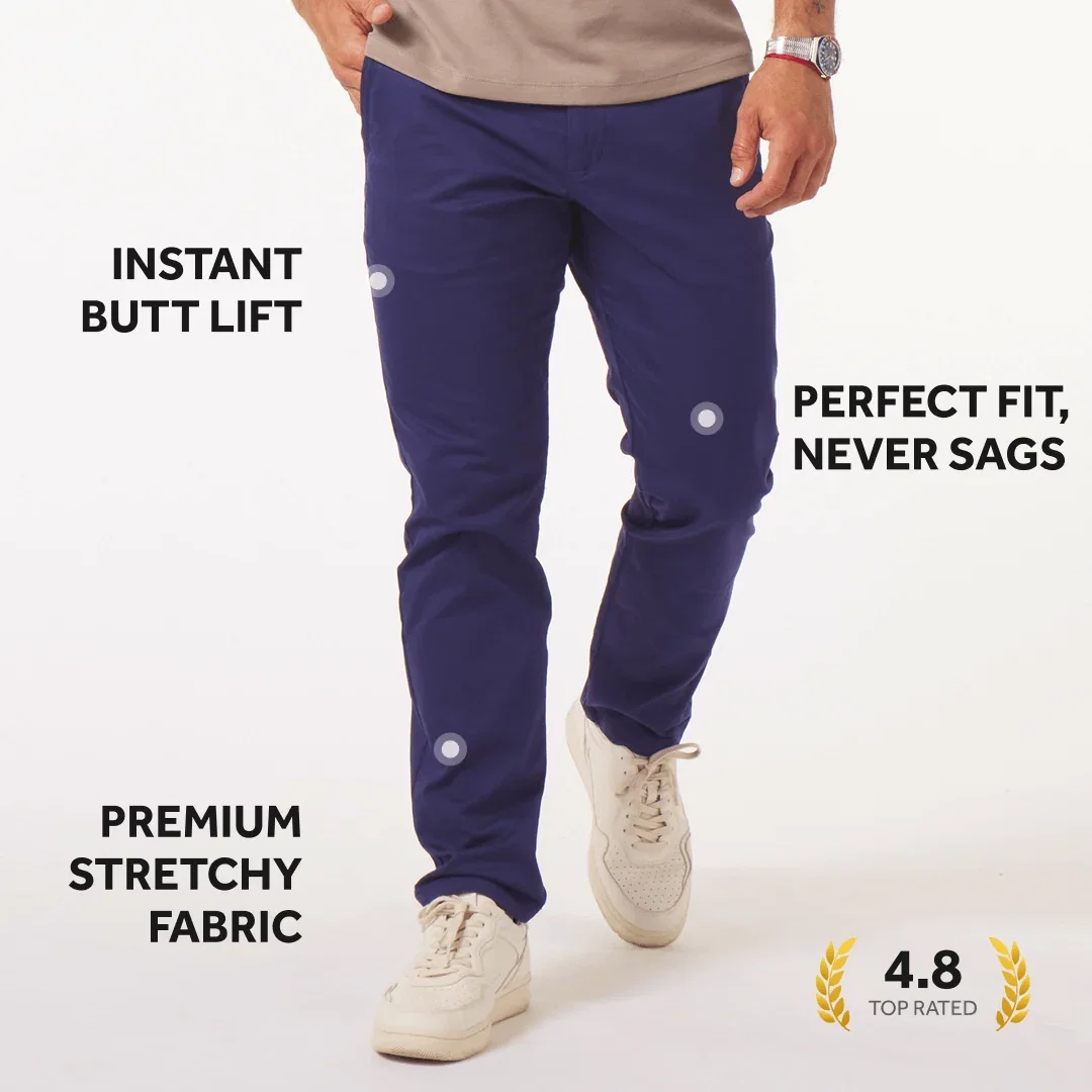 Image of Feel Good Riverside Blue Chinos